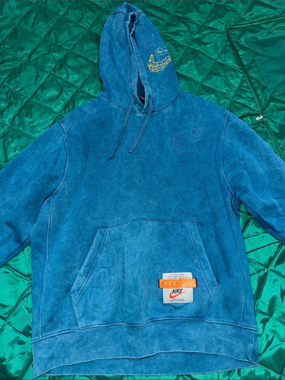 Nike Blue Crewneck Pullover Hoodie